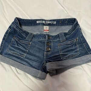 Mossimo Supply Co. Women's Dark Blue Jean Shorts